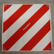Gevarenlapje 50 x 50 cm.