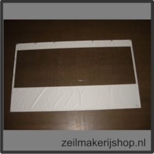 Marktzeil / achterzeil - met ruit 4 of 5 mtr. x 2.4 mtr.