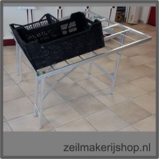 Markttafel schuin (voor kratten)